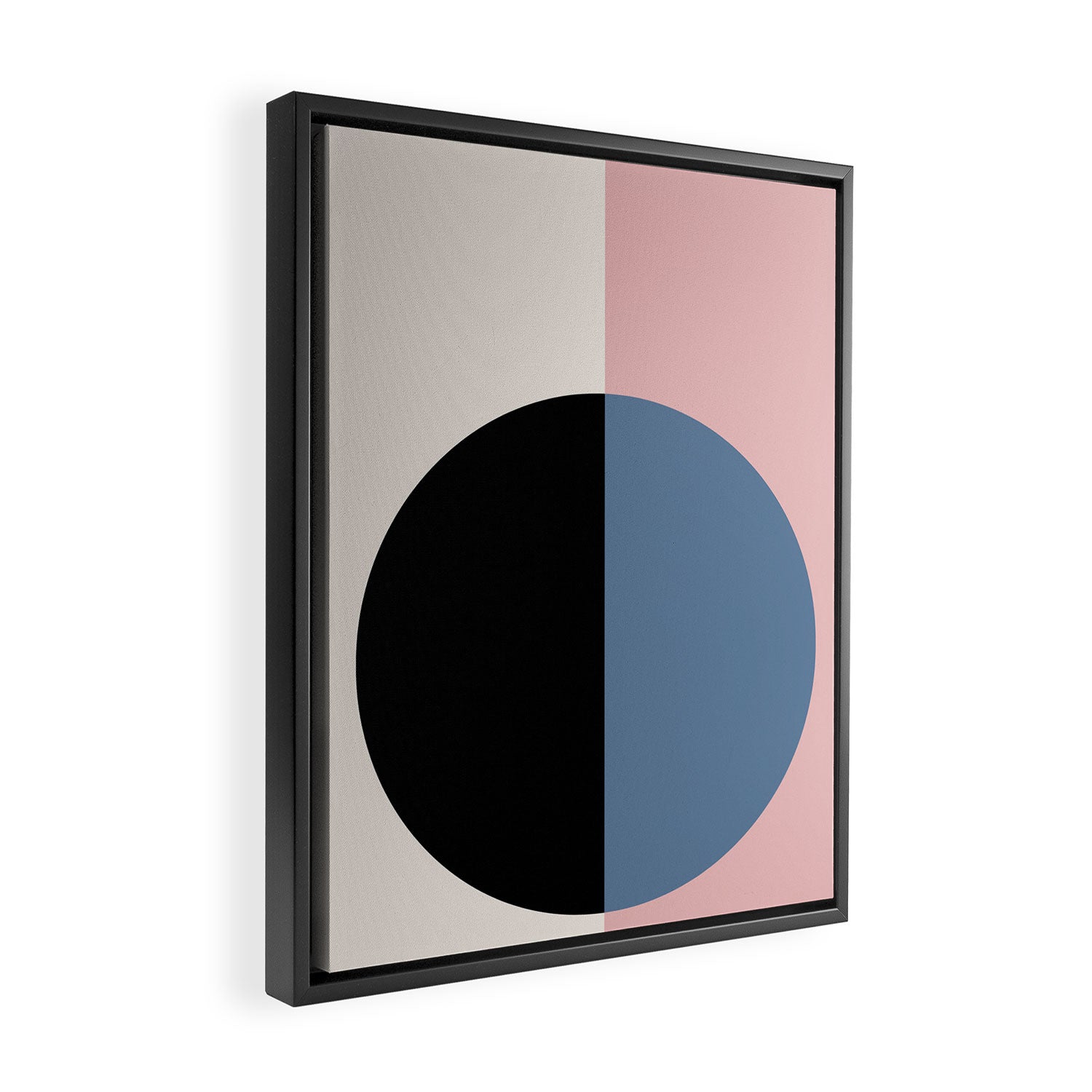 Color Block Abstract XVI Framed Canvas Print Gallery Image 2