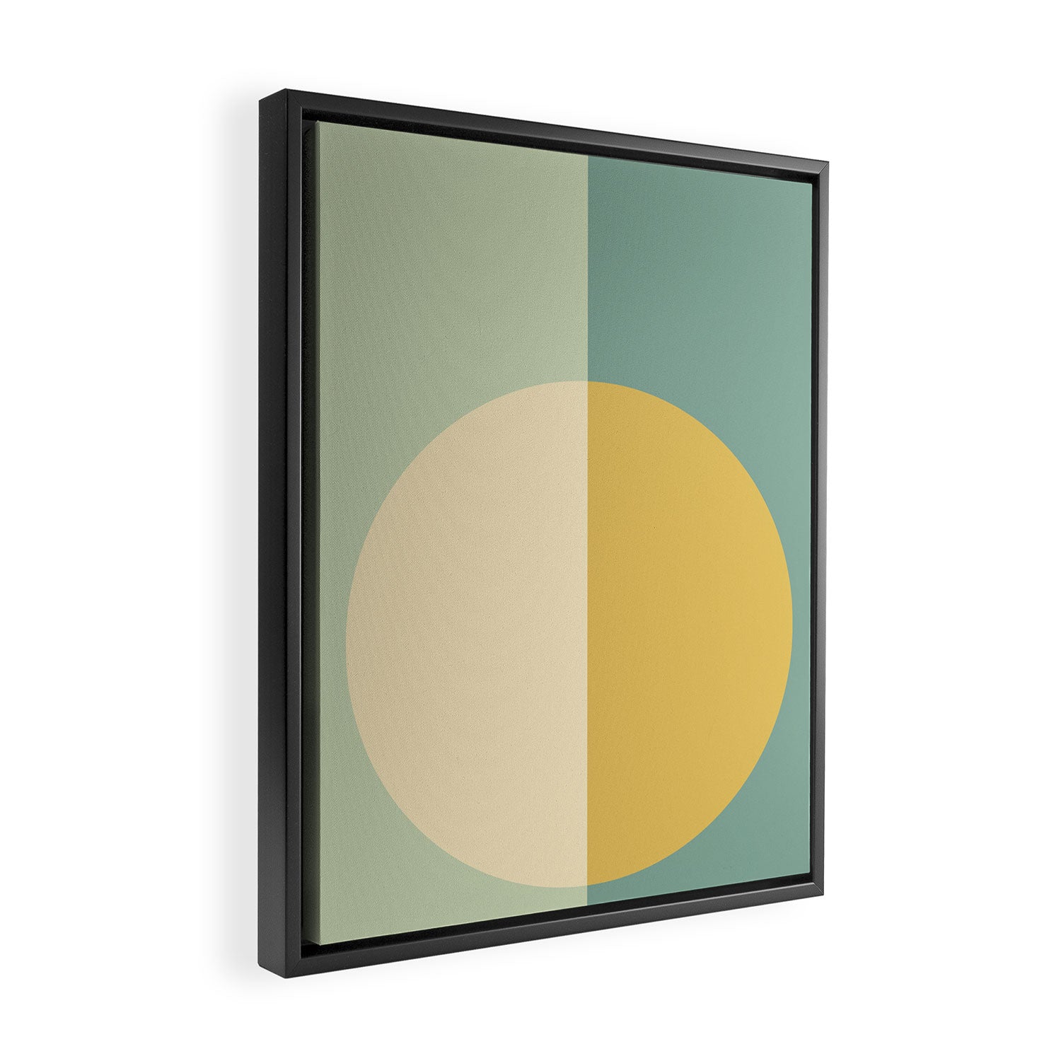 Color Block Abstract XXIII Framed Canvas Print Gallery Image 2