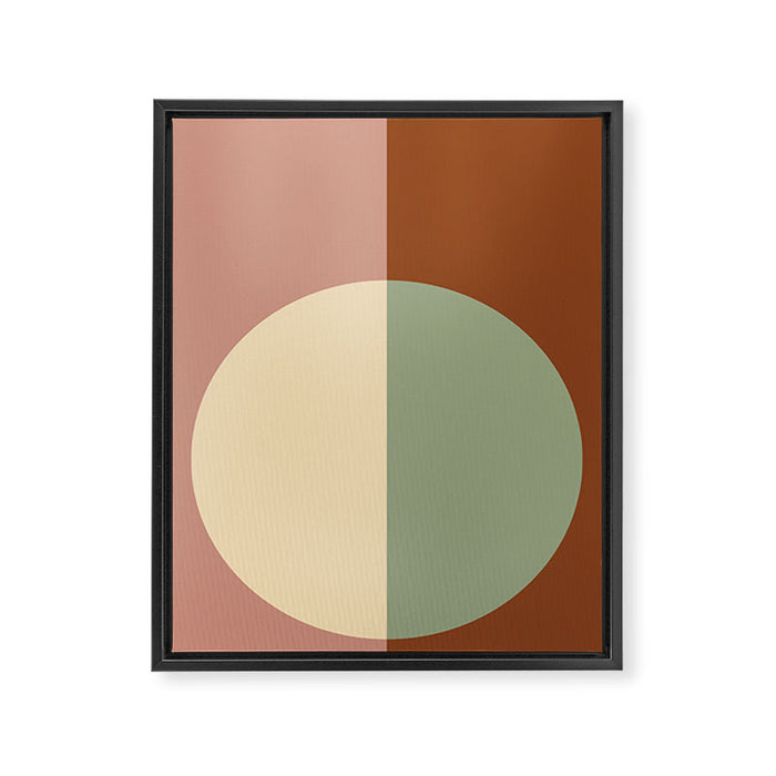 Color Block Abstract XXIV Framed Canvas Print Gallery Image 1