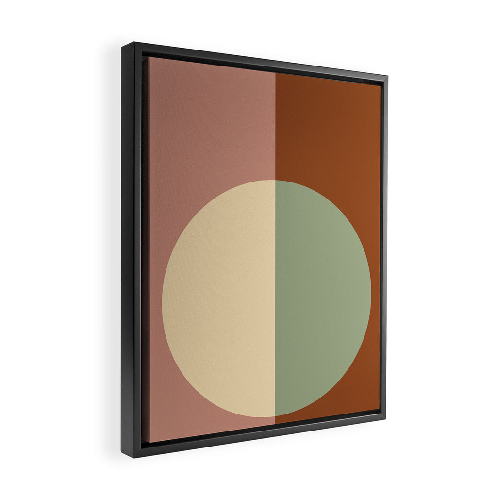 Color Block Abstract XXIV Framed Canvas Print Gallery Image 2