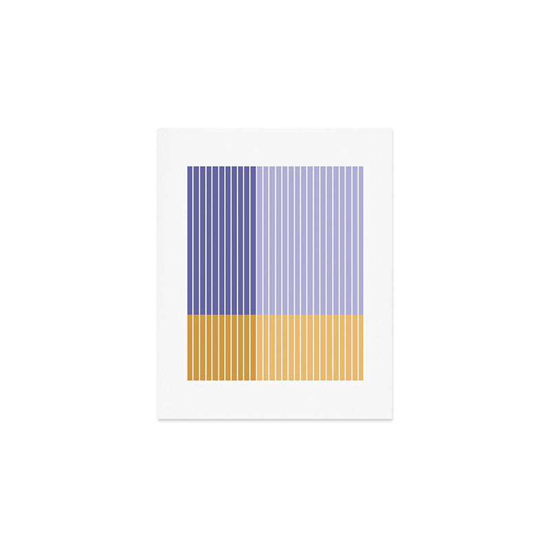 Color Block Line Abstract XXI Art Print Gallery Image 1