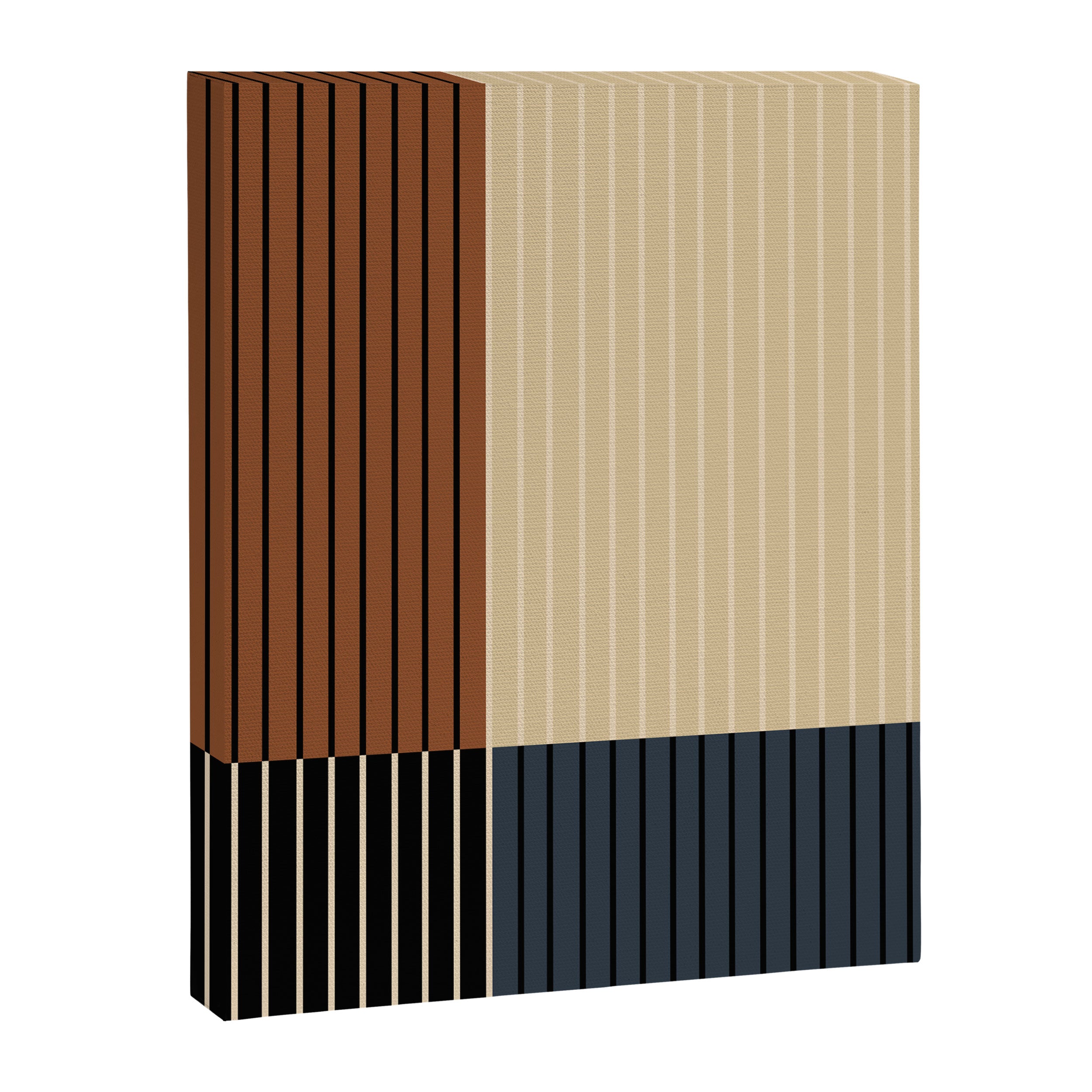 Color Block Line Abstract I Boho Rustic Canvas Print Gallery Image 8