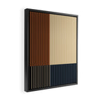 Color Block Line Abstract I Boho Rustic Framed Canvas Print Gallery Image 2