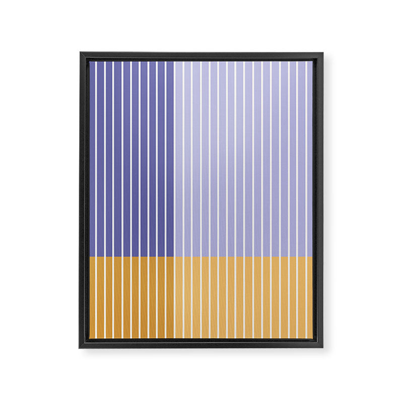 Color Block Line Abstract XXI Framed Canvas Print Gallery Image 8