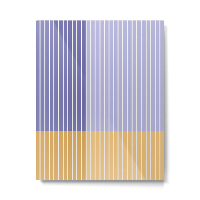 Color Block Line Abstract XXI Metal Print Gallery Image 1