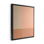 Color Block Line Abstract II Vintage Neutral Framed Canvas Print Gallery Image 2