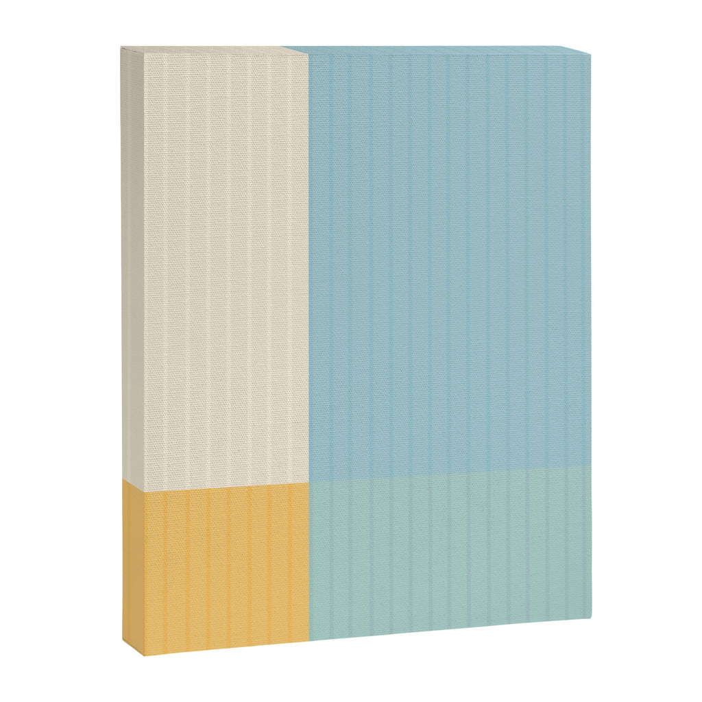 Color Block Line Abstract III Coastal Beachy Canvas Print Gallery Image 8