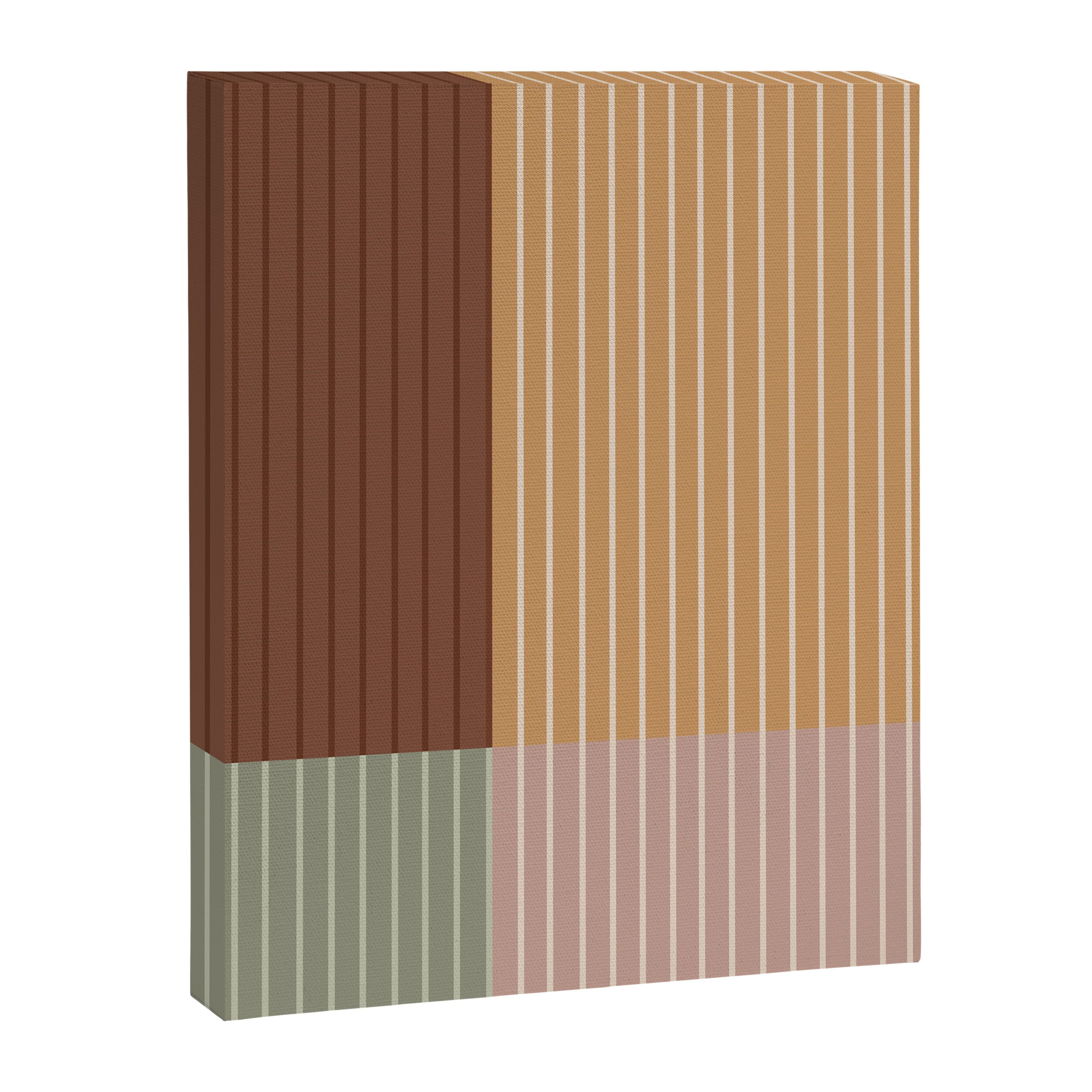 Color Block Line Abstract LII Boho Western Canvas Print Gallery Image 8