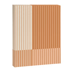 Color Block Line Abstract LXXIII Pantone Peach Fuzz Canvas Print Gallery Image 6