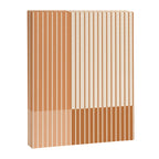 Color Block Line Abstract LXXIX Pantone Peach Fuzz Canvas Print Gallery Image 6
