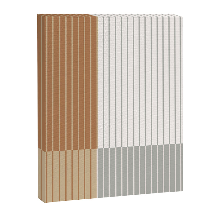 Color Block Line Abstract LXXVI Canvas Print Gallery Image 1