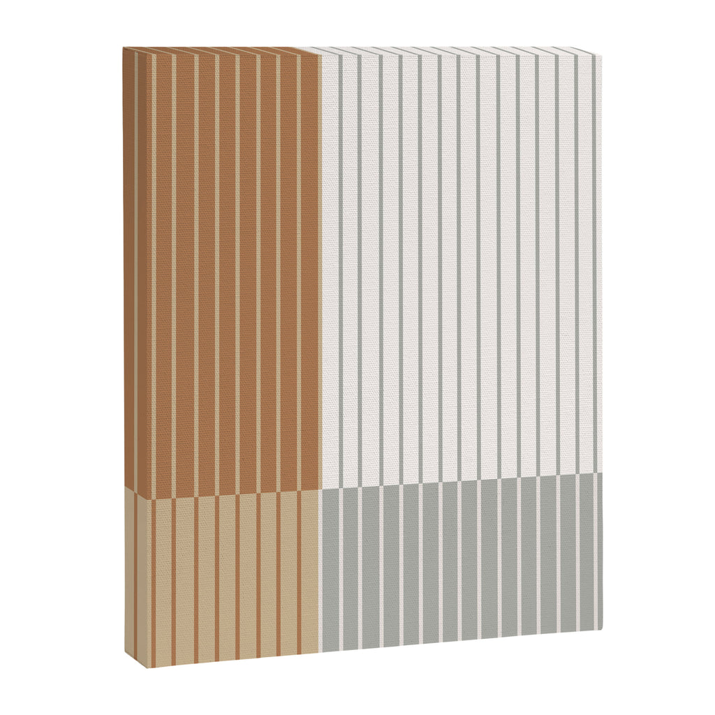 Color Block Line Abstract LXXVI Canvas Print Gallery Image 8