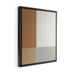 Color Block Line Abstract LXXVI Framed Canvas Print Gallery Image 2