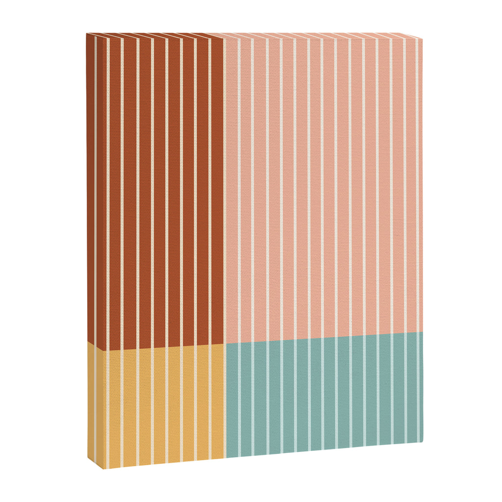 Color Block Line Abstract VI Canvas Print Gallery Image 8