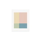 Color Block Line Abstract VII Art Print Gallery Image 1