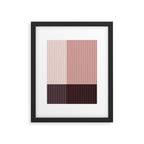 Color Block Line Abstract XI Framed Art Print Gallery Image 6