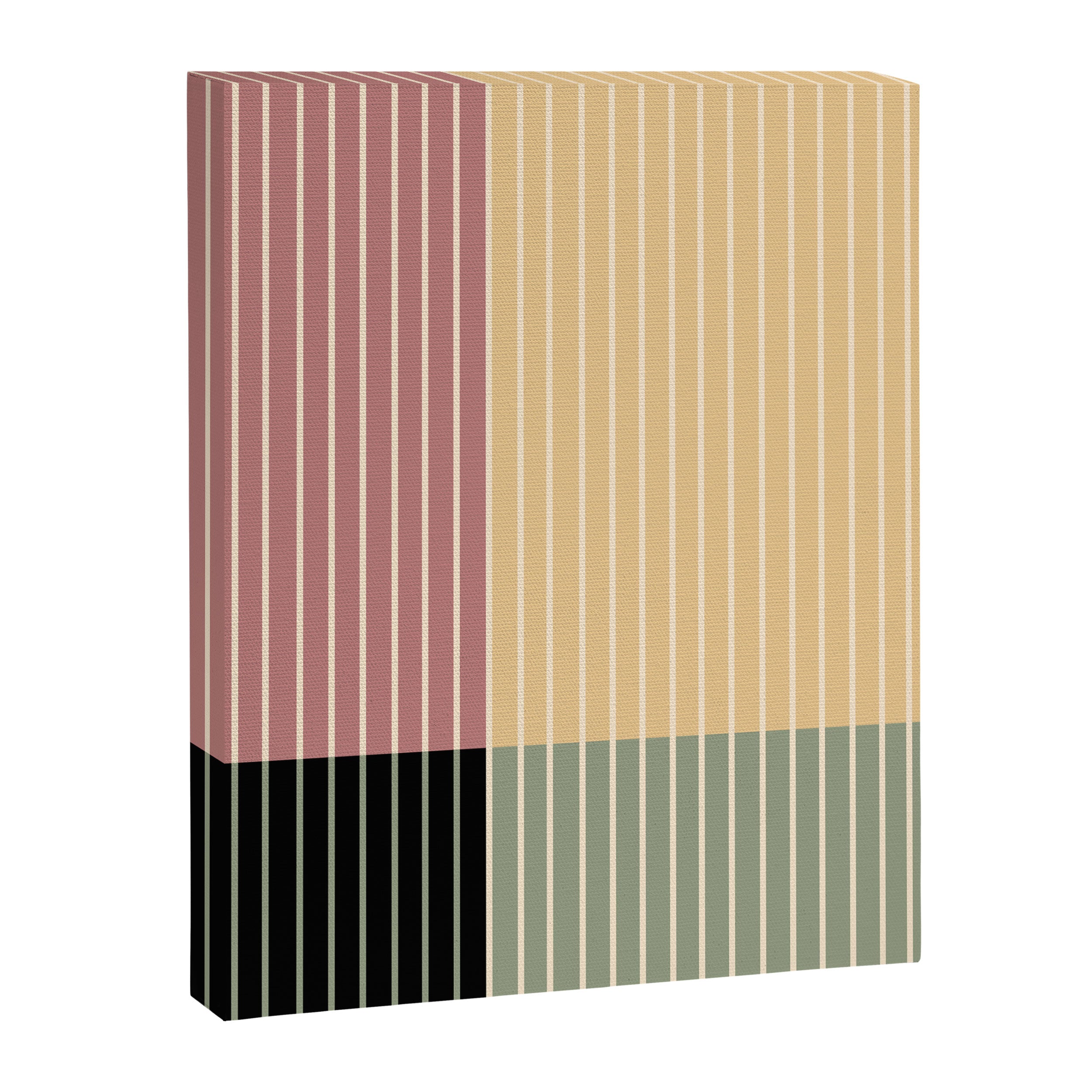 Color Block Line Abstract XII Canvas Print Gallery Image 8