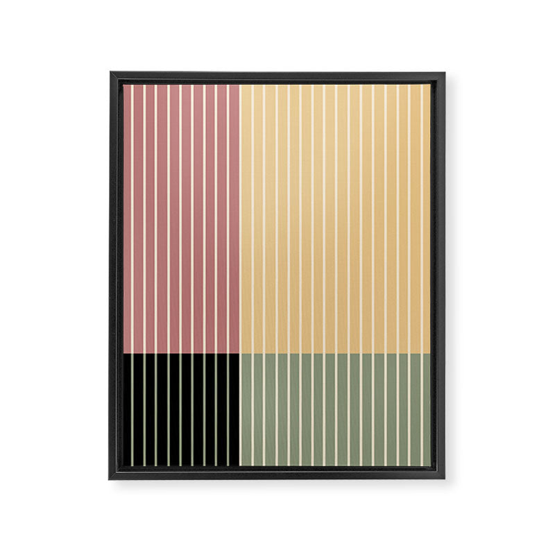 Color Block Line Abstract XII Framed Canvas Print Gallery Image 8