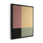 Color Block Line Abstract XII Framed Canvas Print Gallery Image 2