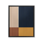 Color Block Line Abstract XIII Framed Canvas Print Gallery Image 8