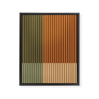 Color Block Line Abstract XIV Framed Canvas Print Gallery Image 8