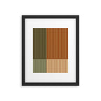 Color Block Line Abstract XIV Framed Art Print Gallery Image 6