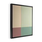 Color Block Line Abstract XIX Framed Canvas Print Gallery Image 2