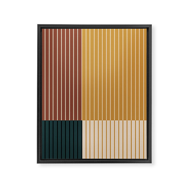 Color Block Line Abstract XV Framed Canvas Print Gallery Image 8