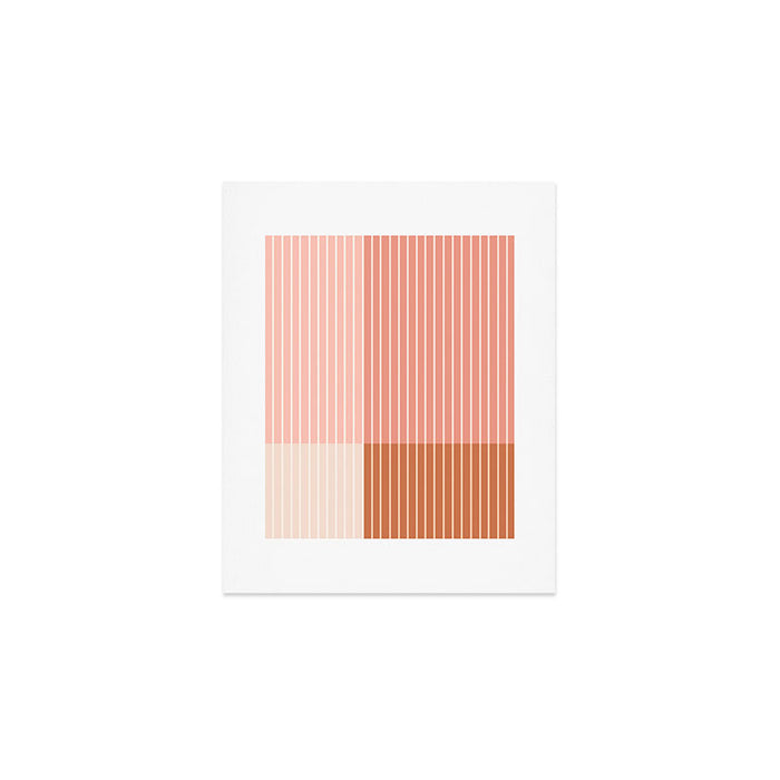 Color Block Line Abstract XVI Art Print Gallery Image 1