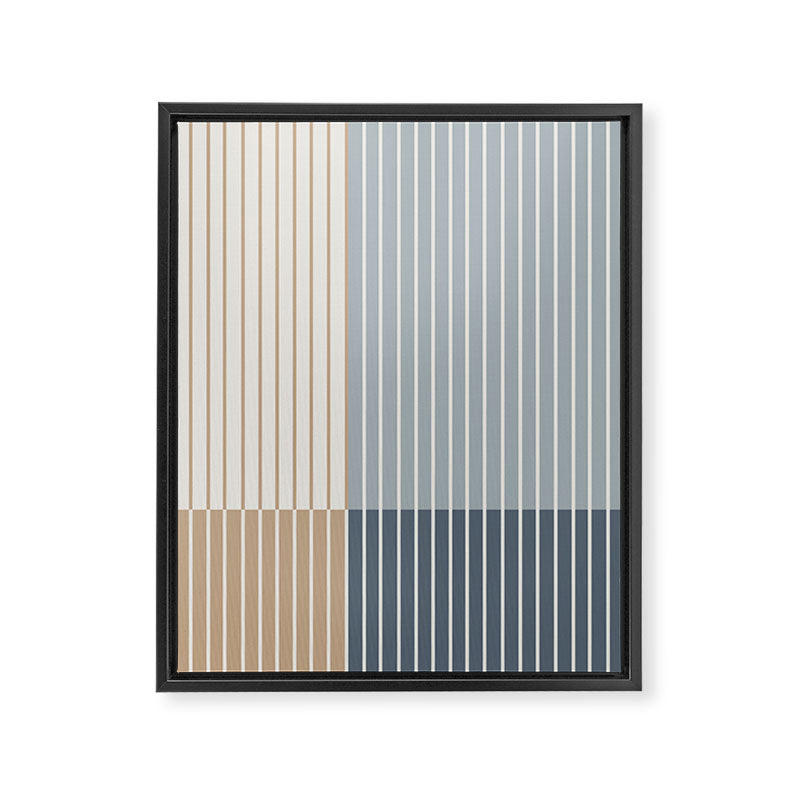Color Block Line Abstract XVII Framed Canvas Print Gallery Image 8