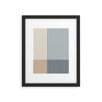 Color Block Line Abstract XVII Framed Art Print Gallery Image 6