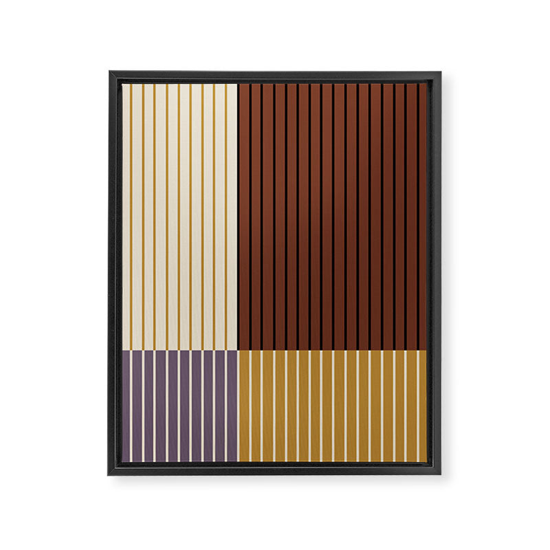 Color Block Line Abstract XVIII Framed Canvas Print Gallery Image 8