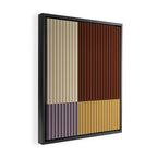 Color Block Line Abstract XVIII Framed Canvas Print Gallery Image 2