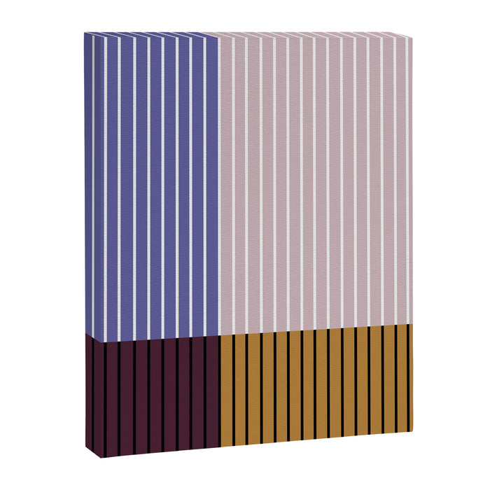 Color Block Line Abstract XX Canvas Print Gallery Image 1