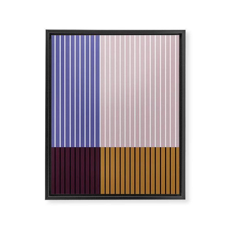 Color Block Line Abstract XX Framed Canvas Print Gallery Image 8