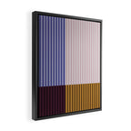 Color Block Line Abstract XX Framed Canvas Print Gallery Image 2
