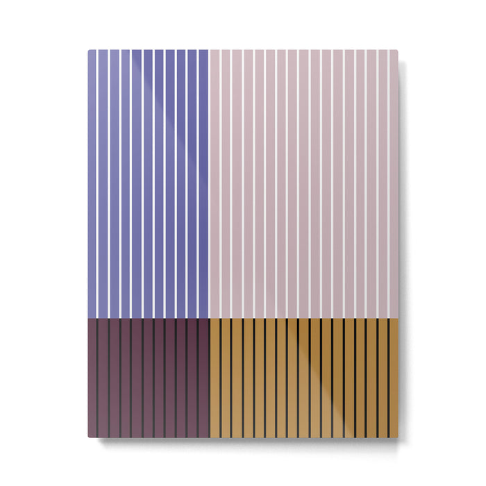 Color Block Line Abstract XX Metal Print Gallery Image 1