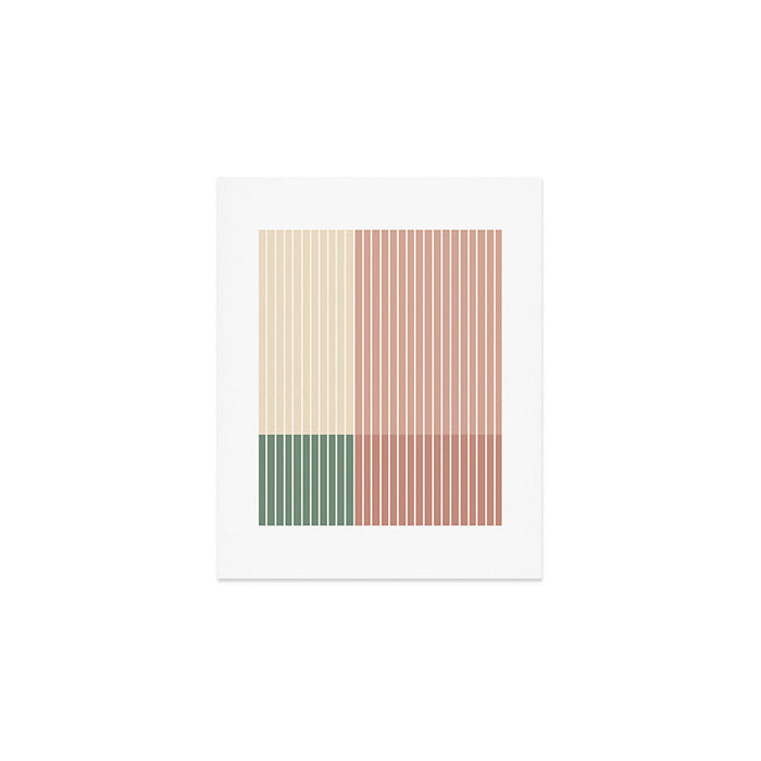 Color Block Line Abstract XXIII Art Print Gallery Image 1