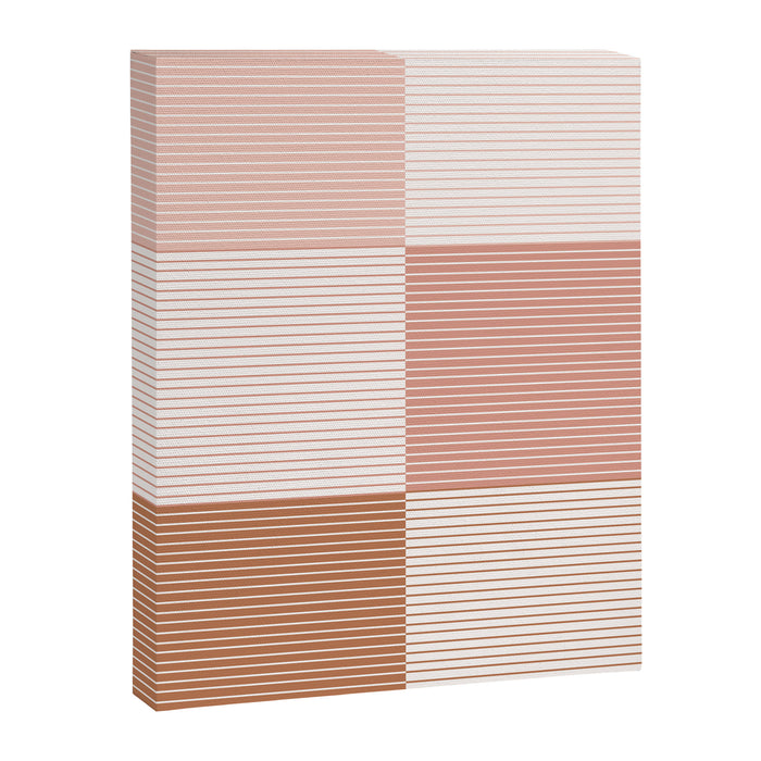Color Block Line Pattern V Canvas Print Gallery Image 1