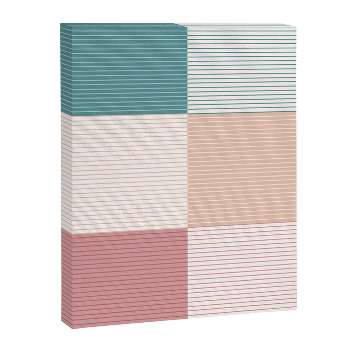 Color Block Line Pattern XIII Canvas Print Gallery Image 1