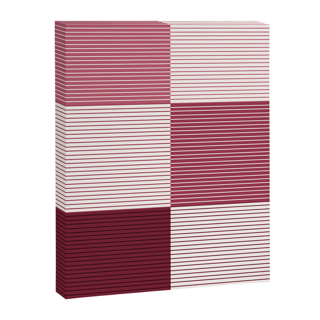 Color Block Line Pattern XVII Canvas Print Gallery Image 8