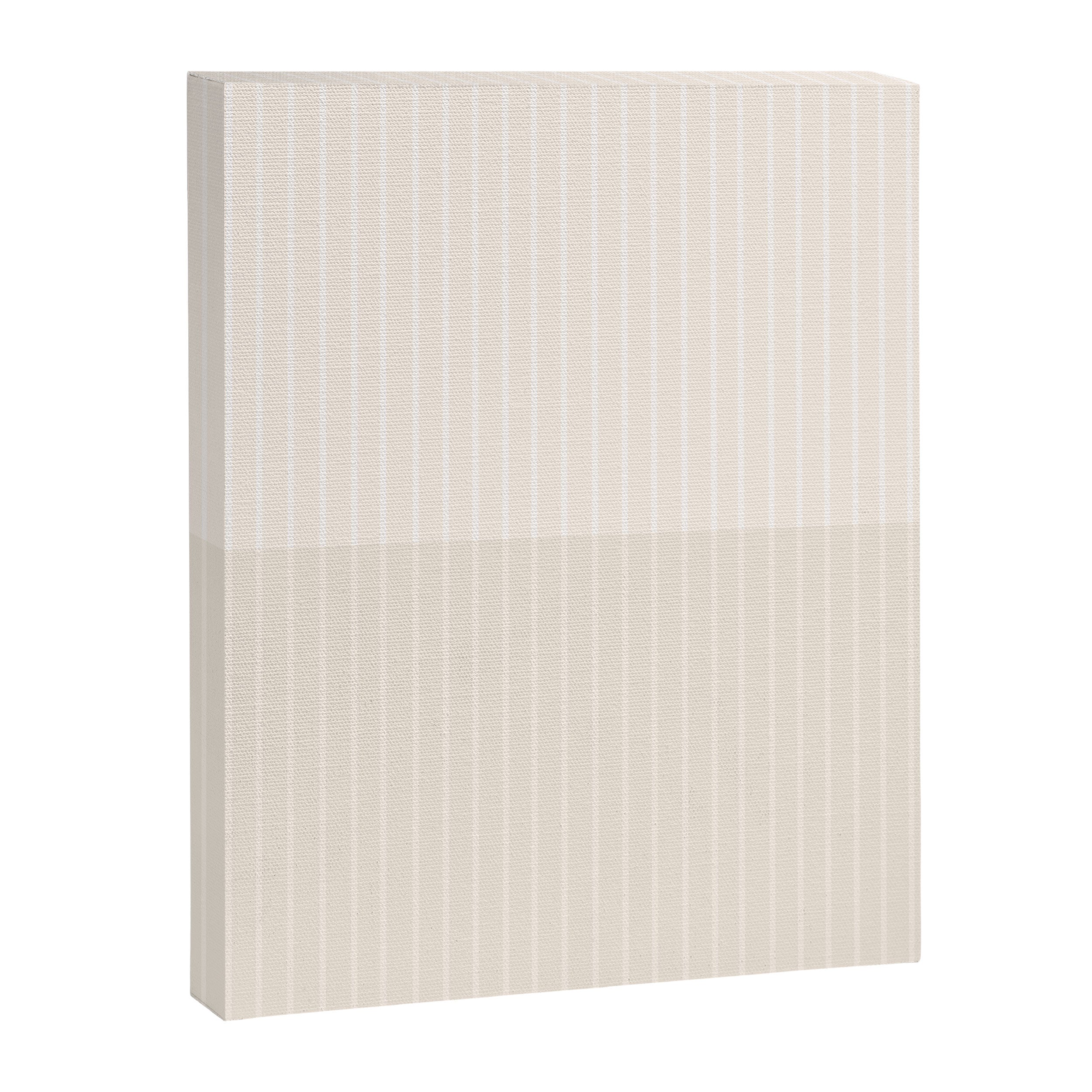 Color Block Lines IX Subtle Off White Canvas Print Gallery Image 8
