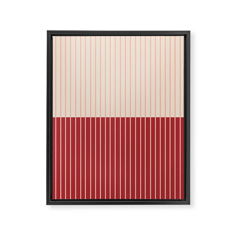 Color Block Lines VII Framed Canvas Print Gallery Image 8