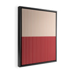 Color Block Lines VII Framed Canvas Print Gallery Image 2