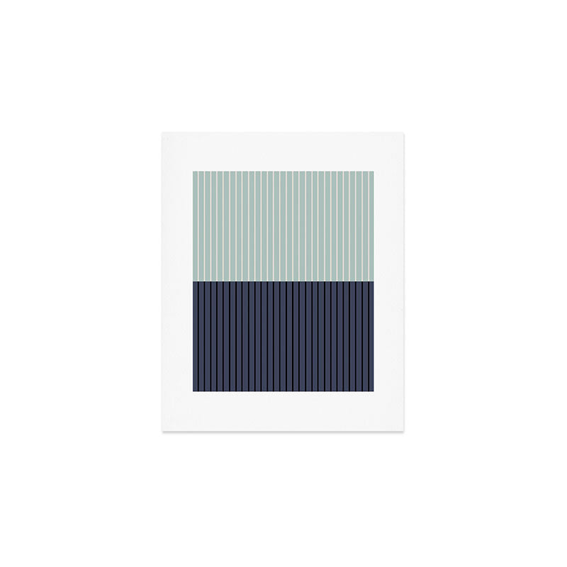 Color Block Lines XI Art Print Gallery Image 1