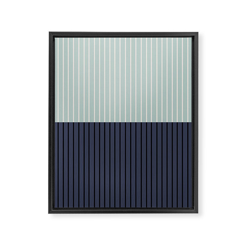Color Block Lines XI Framed Canvas Print Gallery Image 8