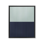 Color Block Lines XI Framed Canvas Print Gallery Image 8