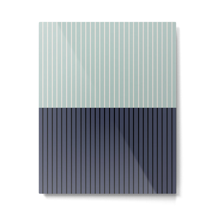 Color Block Lines XI Metal Print Gallery Image 1