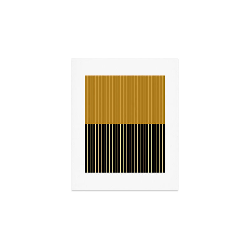 Color Block Lines XII Art Print Gallery Image 1