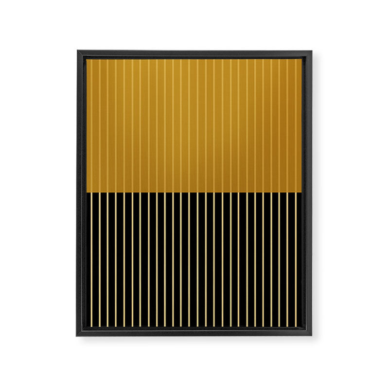 Color Block Lines XII Framed Canvas Print Gallery Image 8